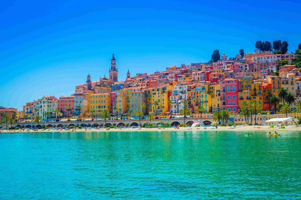 French Riviera: Seafront Apt & Pool Near Monaco Roquebrune-Cap-Martin Eksteriør billede